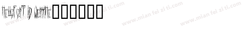 HelloFont ID WenYiHe字体转换